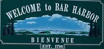 Bar Harbor Sign